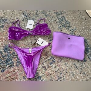 TRIANGL Purple Bikini Set